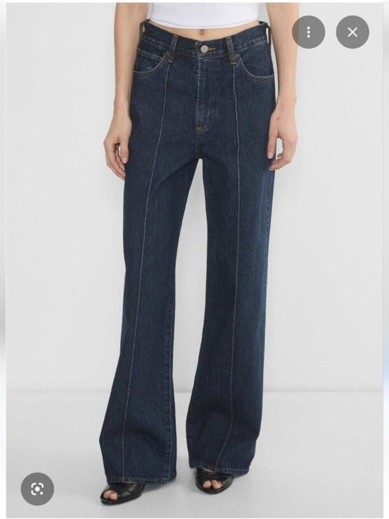 Aritzia Denim - ARITZIA | Denim Forum The '90s Tailored Hi-Rise Wide Jeans non-stretched Sz 24